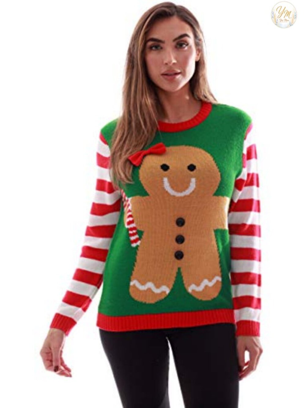 Womens Ugly Christmas Sweater 100% Acrylic Moisture Wicking Pullover